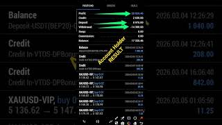 Account Management Forex Result # weekly sharing #goldx #bestgoldforexsignals #stockmarket