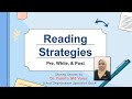 Reading Comprehension Strategies