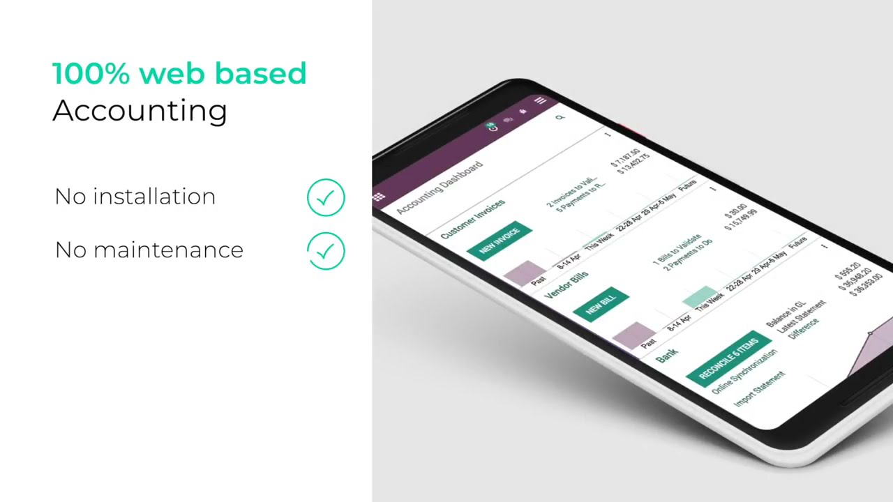Odoo Accounting: The 100% online app that will change your life | 26.05.2021

Discover the online accounting app that rocks and its new features, it will definitely change your life! It has all the tools you need to ...