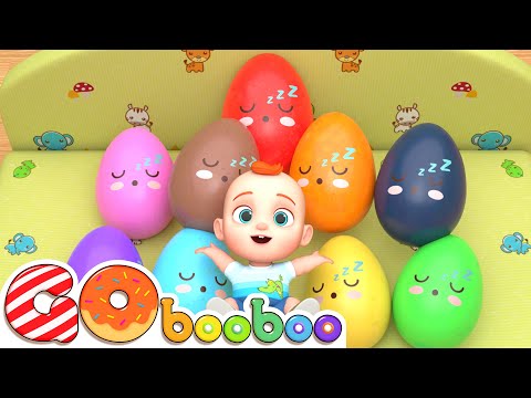 Ten in the Bed | Surprise Eggs Kids Songs | GoBooBoo Kids Songs & Nursery Rhymes