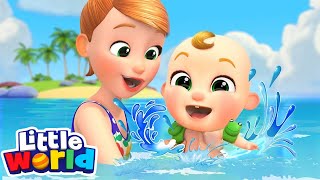 The Best Beach Songs Compilation 🍭 Little World Nursery Rhymes and Kids Songs