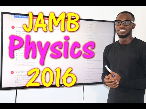 JAMB CBT Physics 2016 Past Questions 1 - 20