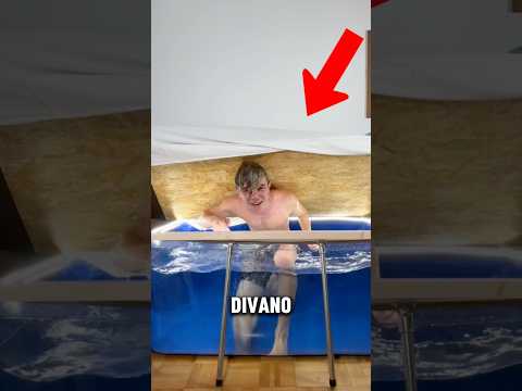 HO COSTRUITO UNA PISCINA NEL MIO DIVANO!
