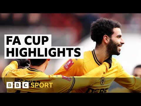 Ait-Nouri scores as Wolves beat Bristol City | FA Cup | BBC Sport