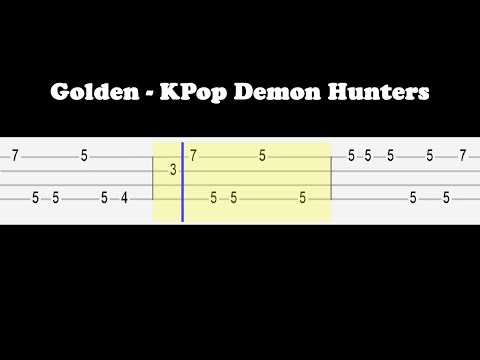 Golden - KPop Demon Hunters (Easy Ukulele Tabs Tutorial)