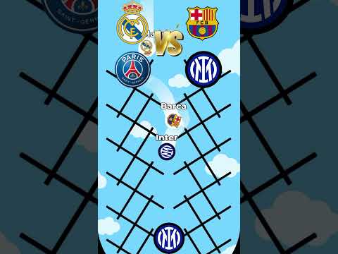 who will win this race #marblesrace #footballteam #usa #realmadrid #barcelona #psg #inter