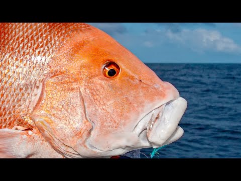 Jigging Red Emperor (Raw footage)