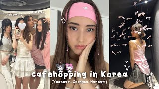 KOREA VLOG🧁 cafehopping in Seoul, cute cafes, BTS jewelry, shopping (fwee, tamburins, standoil, EQL)