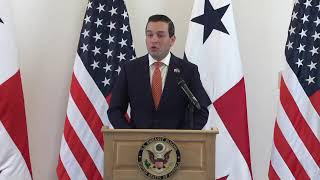 Conferencia de Prensa del embajador Kevin Marino Cabrera