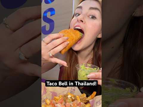 Everything I ate at Taco Bell in Thailand! #tacobell #thailand #fastfood #tacos #bangkok