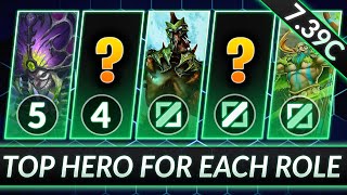 Top  Broken Hero for Every Role  - CLIMB MMR FAST - Dota 2 Patch 7.39c Meta Guide