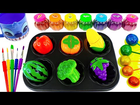 Satisfying Video | How To Make Rainbow 6 BIG Fruits From Rainbow Lollipop Candy & Cutting ASMR