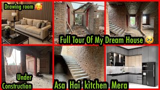 Under Construction Dream House Full Tour🥰Future House Tour|Pakistani House Tour|Asma Haseeb