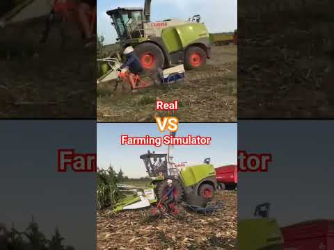 FARMING SIMULATOR 22 vs real life #fs22