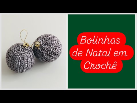 BOLINHA DE NATAL EM CROCHÊ