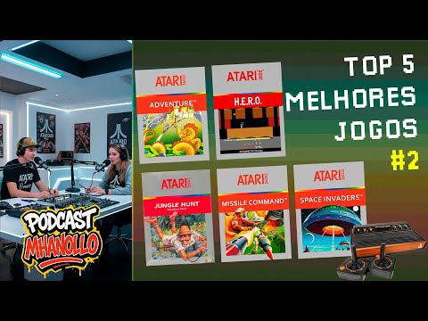 PODCAST: TOP 5 MELHORES JOGOS DO ATARI 2600 - PARTE 2.