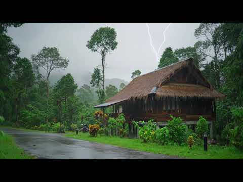 Rain Sounds With Thunder in the Distance | Meditation and Sleep With Nature’s Touch