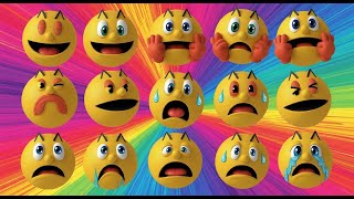 😍🌈💥 Pacman's 15 Emotions in 200 Seconds - YOU WON'T BELIEVE IT!  😲😲😲#pacman #cartoon #animation