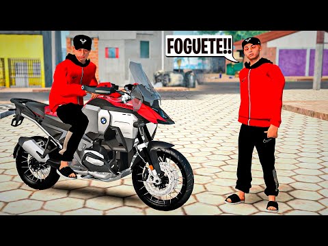 SOLTEI A BMW 1300 NA MÃO DO MEU SOBRINHO 🔥 GTA SA VIDA REAL