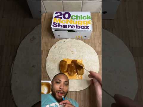 Reacting to a Creative Struggle Meal: Chicken Nugget Burrito & Apple Pie Burrito 🌯🍏 #FoodReactions