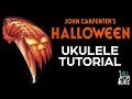 Playing the Halloween Movie Theme on Ukulele