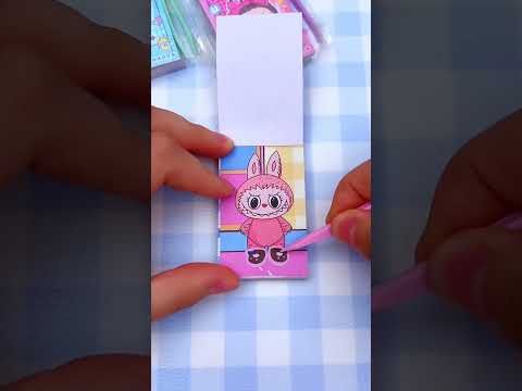 Review sổ nhãn dán thay đổi trang phục mini #funnyshorts