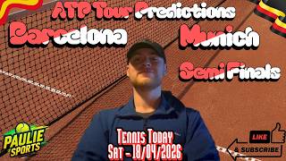 ATP Barcelona & Munich | Tennis Predictions Today 18/04/2026 | Betting Breakdown #tennis #sports