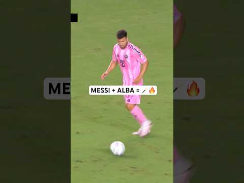 MAGIA PURA ✨ Messi + Jordi Alba = golazo de sombrerito