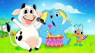 Canciones Infantiles de Animalitos 🐥🐸🐒 Los Pollitos Dicen y Más | La Vaca Lola