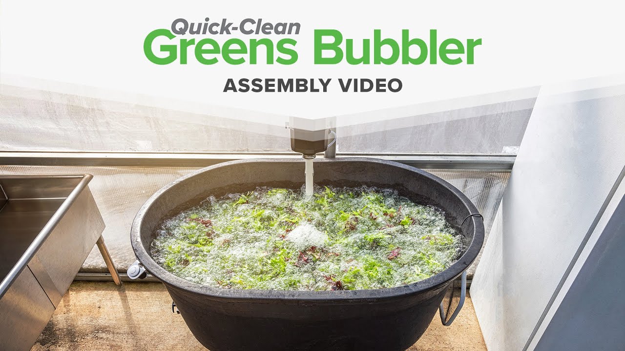 How to Assemble your Quick-Clean Greens Bubbler