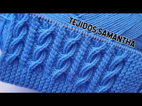 HERMOSO PATRÓN PARA TEJER CHOMPAS CHALECOS SUÉTER A DOS AGUJAS / TEJIDOS SAMANTHA #tejido  #knit