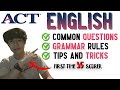ACT English Concepts and Strategies