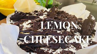 Classic Lemon Cheesecake