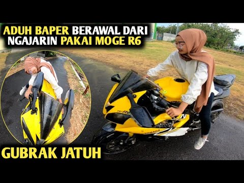 NGAJARIN CEWEK PAKAI MOGE R6 MALAH BAPER