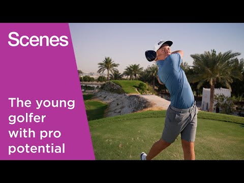 YouTube video thumbnail: Watch: The Young Golfer Swinging for Success in Qatar