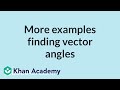 Understanding Angles in Vectors
