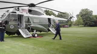 President Trump Boards the Marine One || #Shorts