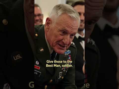 A Retired Colonel Tries To Correct This 2yo Ring Bearer But It Goes Wrong #wedding #army