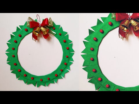 Christmas Wreath/ Christmas Wreath from paper #christmas2024 #christmasdecorations #christmas