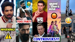 WTF Is THIS?! 🤮💀 WARNING to Samay Raina ⚠️ Dhruv Rathee Vs Elon Musk 😡 GTA 6, Toxic Teaser, Diljit 