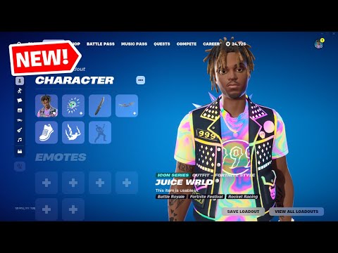 All Fortnite New Leaked JUICE WRLD Skin, LUCID DREAMS Emotes, All Cosmetics