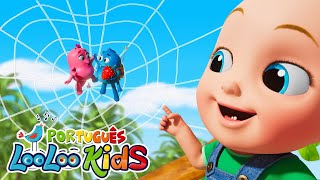 🕷️ A Dona Aranha 🎶 Música Infantil Divertida + Maratona de Canções | LooLoo Kids Português