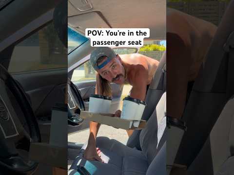 Dunno what smelt worse, the car or the rubber fist #skit #passanger #seat #driving #aussie #reesebro