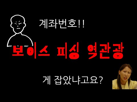 보이스피싱범 역관광하는 외국인