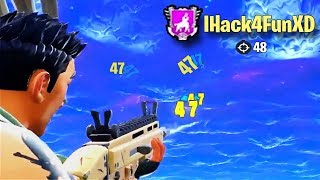 ultimate fortnite hacker compilation - fortnite aimbot minigun