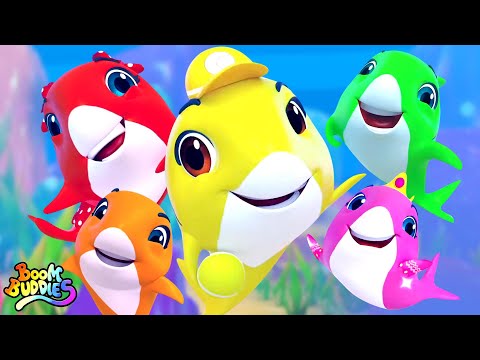 Learn Colors With Baby Shark, Preschool Nursery Rhymes And Animal Cartoon Videos