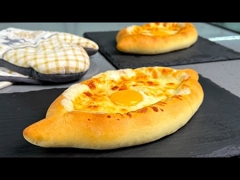 ХАЧАПУРИ по-аджарски , готова есть хоть каждый день! Ну как же ВКУСНО , что не оторваться!