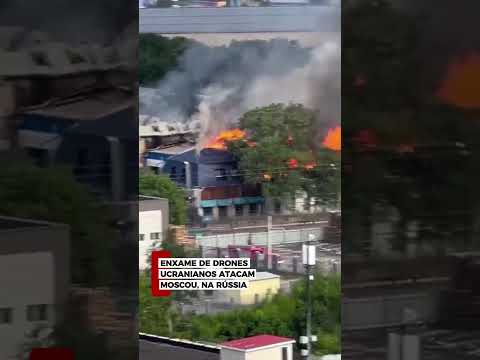 Enxame de drones ucranianos atacam Moscou, na Rússia