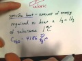 Thermal Energy and Specific Heat