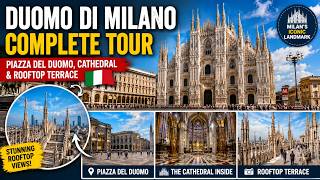 🏛️ Duomo di Milano Complete Tour  Piazza del Duomo, Cathedral & Rooftop Terrace 🇮🇹